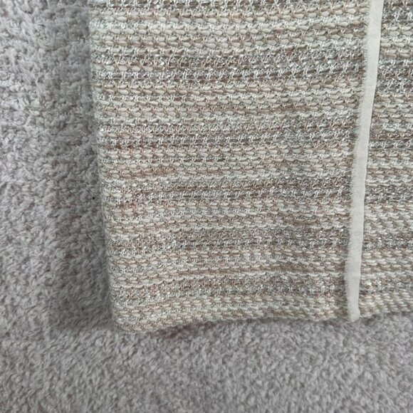 St John Womens Midi Dress Tweed Wool Blend Cream Sz 6 Made in USA Luxury Formal - Picture 5 of 12